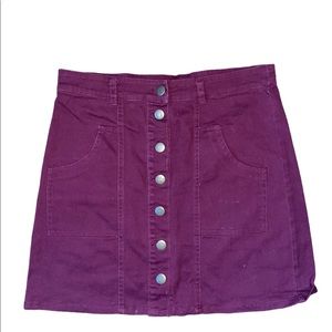 Altar’d State maroon skirt size medium